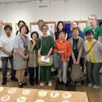 展覧会出品者集合